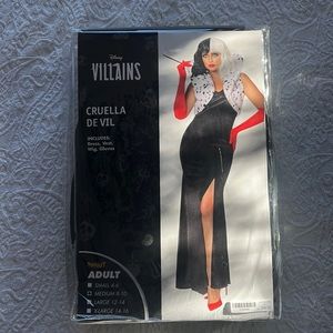 Disney Villains Cruella De Vil Halloween Costume